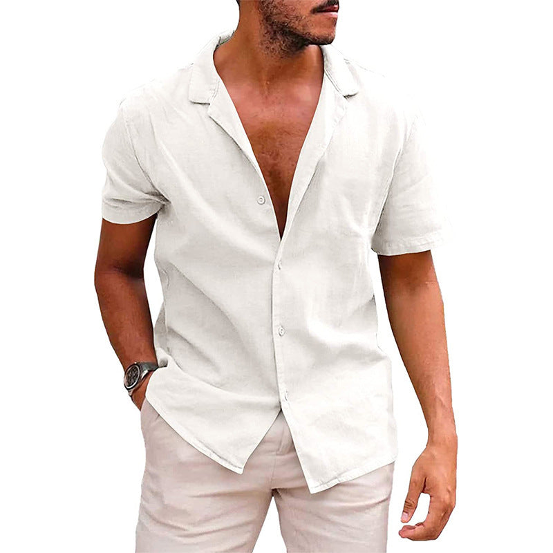 Men’s Casual Linen Shirt – Lightweight, Cool, Summer-Ready Style - SWIGEAR