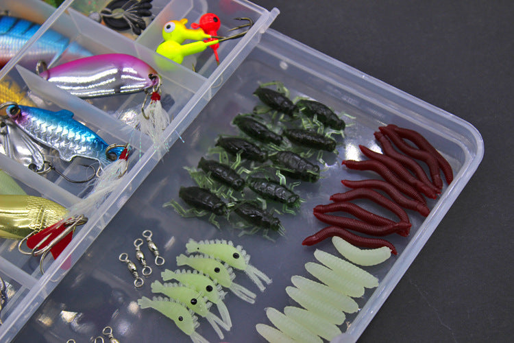 100-Piece Soft Bait Set – Lifelike, Versatile, Ready to Fish - SWIGEAR