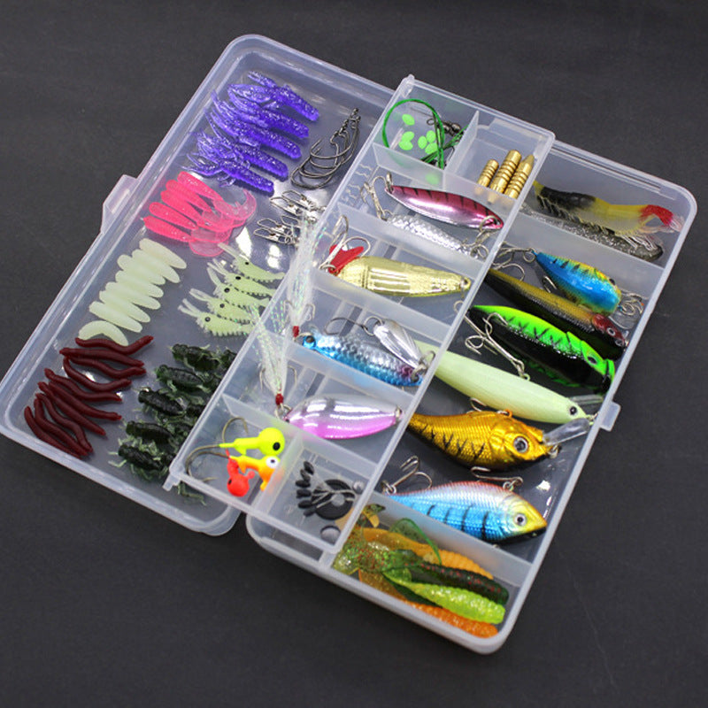 100-Piece Soft Bait Set – Lifelike, Versatile, Ready to Fish - SWIGEAR