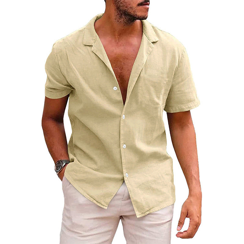 Men’s Casual Linen Shirt – Lightweight, Cool, Summer-Ready Style - SWIGEAR