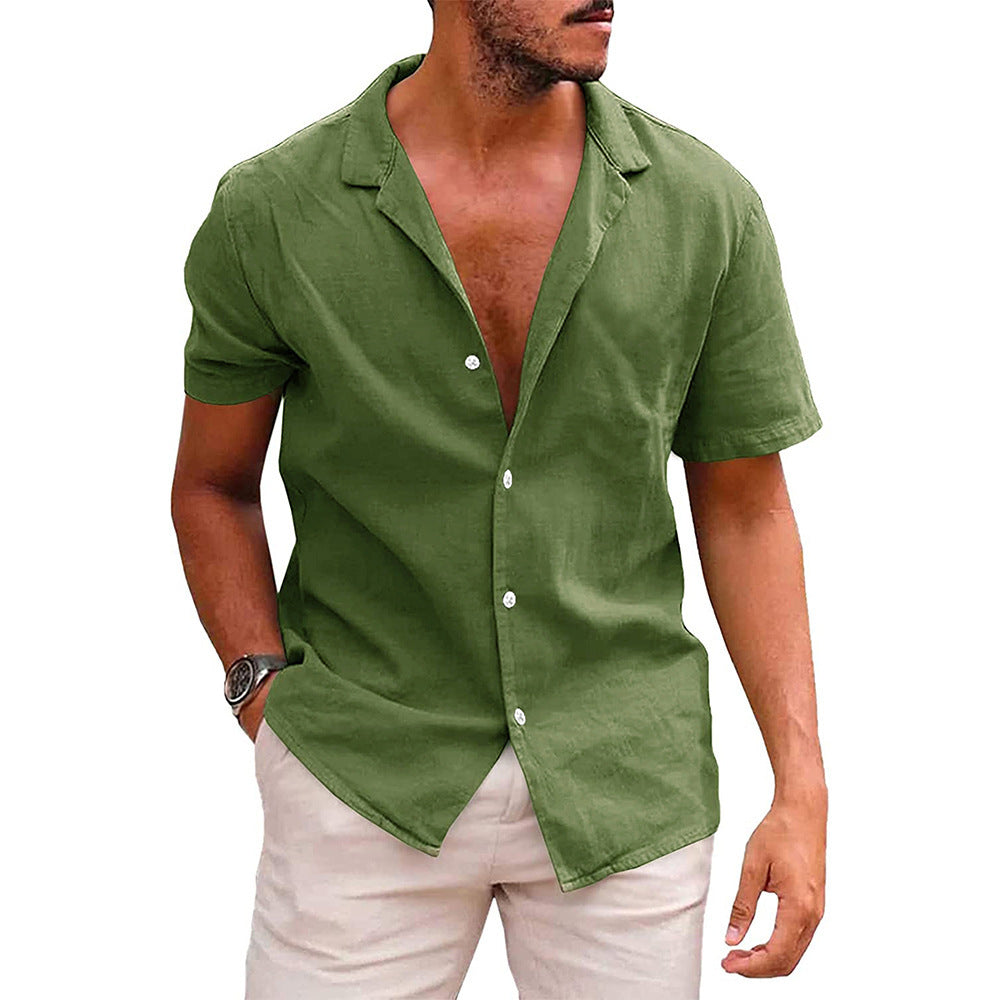 Men’s Casual Linen Shirt – Lightweight, Cool, Summer-Ready Style - SWIGEAR
