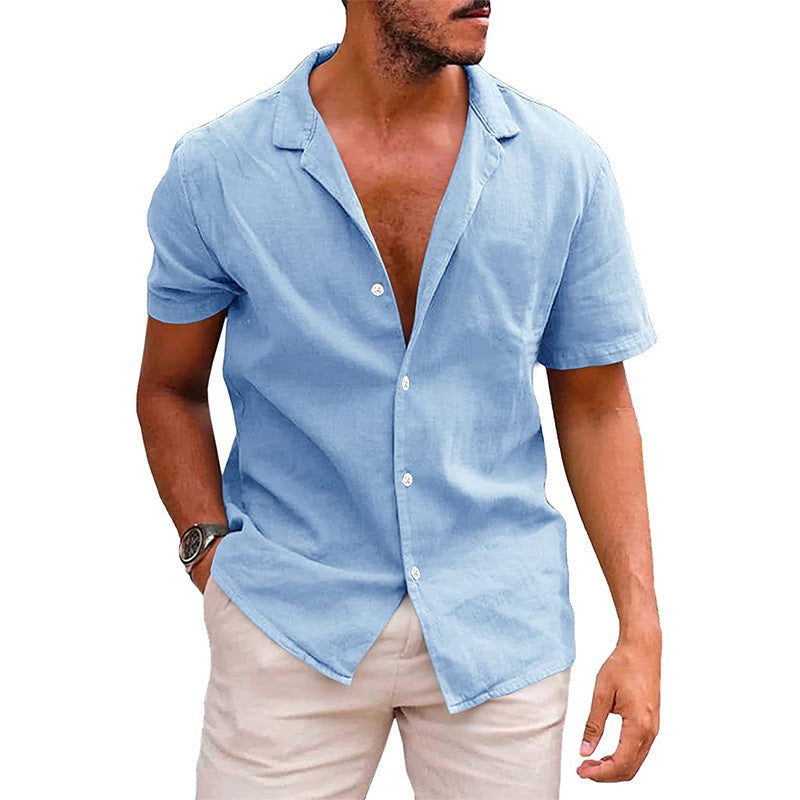 Men’s Casual Linen Shirt – Lightweight, Cool, Summer-Ready Style - SWIGEAR