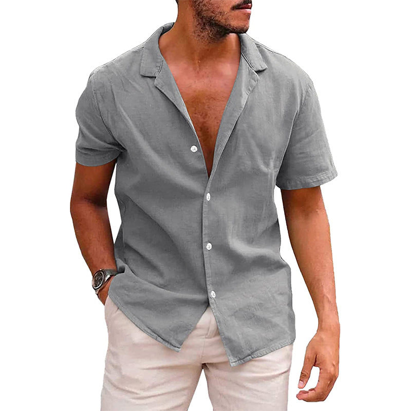 Men’s Casual Linen Shirt – Lightweight, Cool, Summer-Ready Style - SWIGEAR